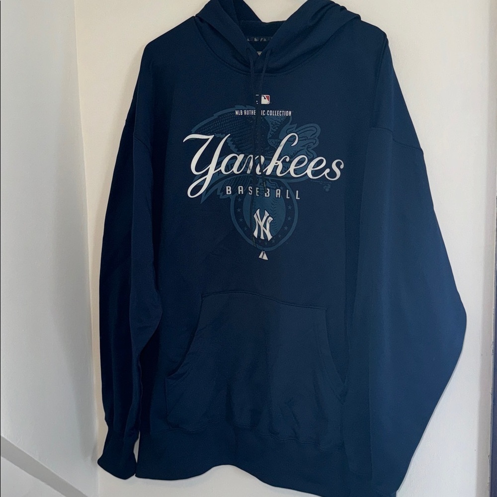 Majestic Authentic Navy Hoodie